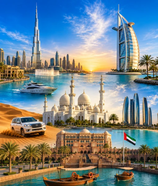 Dubai Sharjah Abu Dhabi Package from Bangalore